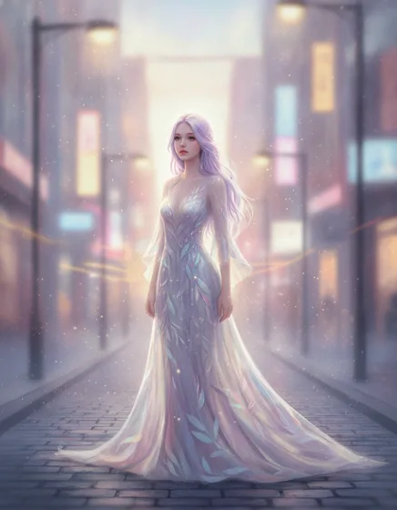 A frame generated in the Dreamy style